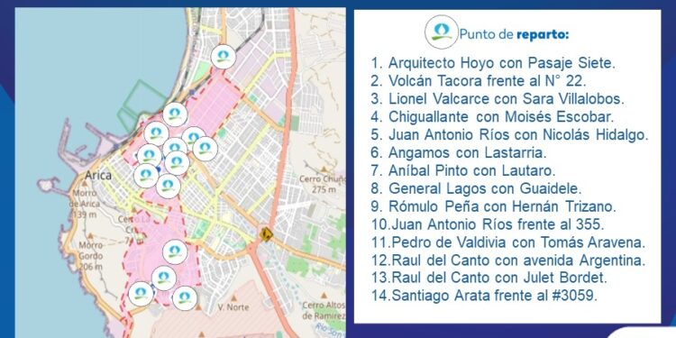 Aguas del Altiplano realizará suspensión de suministro de agua potable por trabajos en sector acceso al valle de Azapa