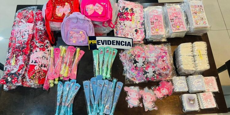 Incautación realizada por la Brigada Investigadora de Delitos Portuarios Iquique