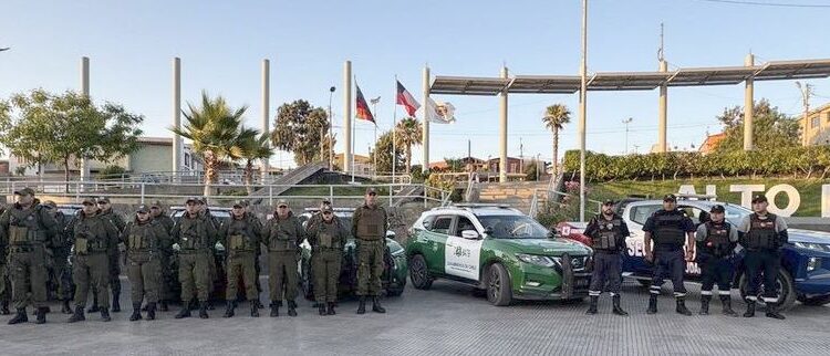 Alcalde destaca despliegue masivo de más de 40 Carabineros y Seguridad Ciudadana en Alto Hospicio