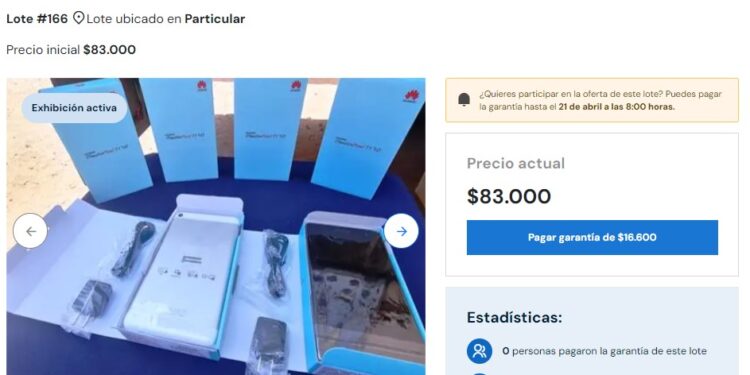 Con novedoso sistema de Martillero Digital se estrena primera Subasta Electrónica de Aduanas del 2024
