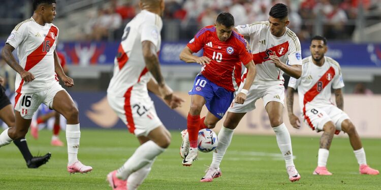 La Roja debuta con un empate ante Perú en la Copa América 2024