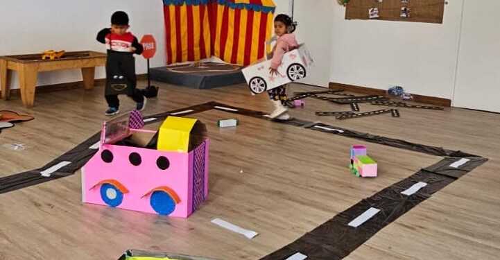 Experiencia pedagógica de JUNJI: Niños y niñas aprenden acerca de los medios de transporte