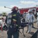 Simulacro de accidente aéreo en aeropuerto «General Diego Aracena»