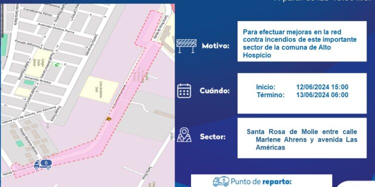 Aguas del Altiplano realizará mejoras en la red de agua contra incendios de Alto Hospicio