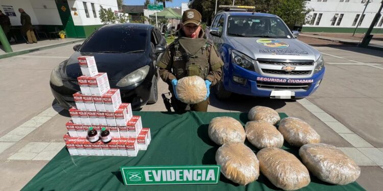 Durante control policial de patrulla mixta decomisaron marihuana y ketamina