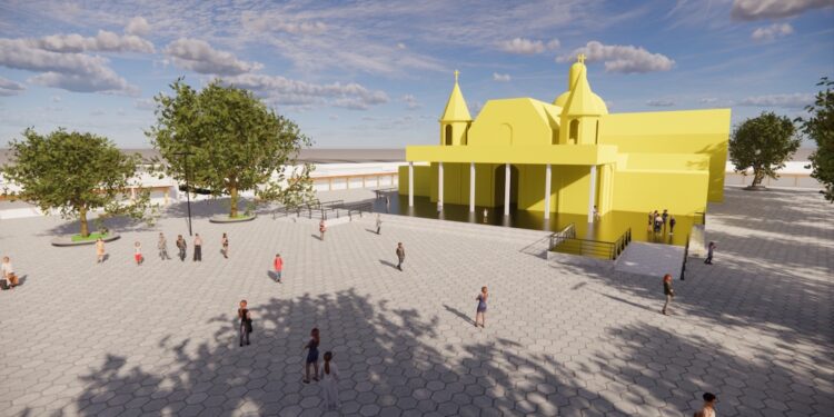Avanza la nueva explanada para la Iglesia de La Tirana