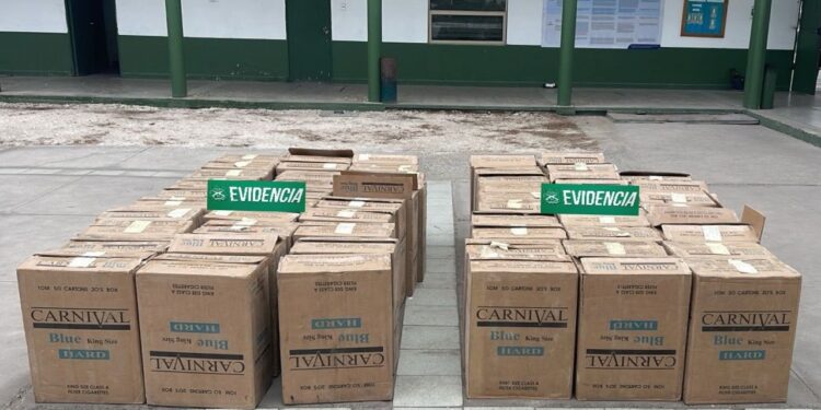 Carabineros incautó 29 mil cajetillas de cigarrillos de contrabando en Alto Hospicio