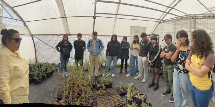 Estudiantes del Propedéutico de la UNAP conocen el Proyecto Xerojardinería