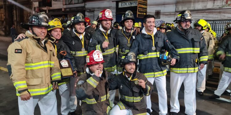 Ganadores de la Posta Atlética de Bomberos de Iquique