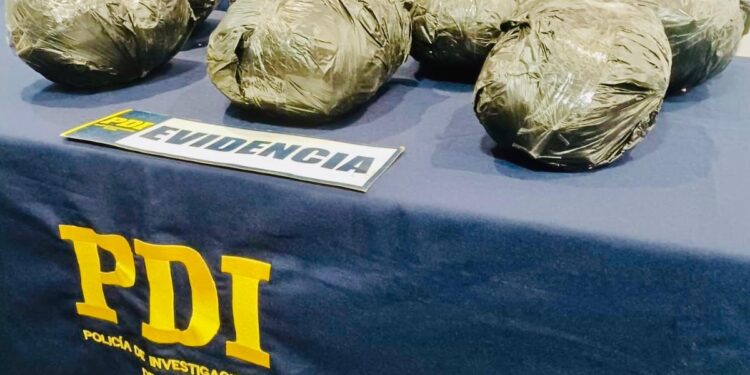 PDI detuvo a dos extranjeros por tráfico de drogas: Transportaban marihuana a bordo de un camión