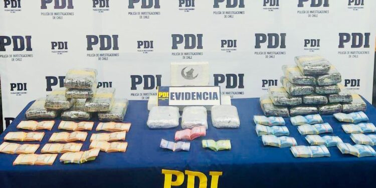 PDI desarticuló estructura criminal dedicada al tráfico de drogas a través de frontera con Perú
