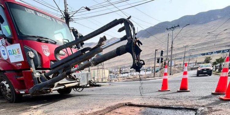 ¿Y el camión bacheador?