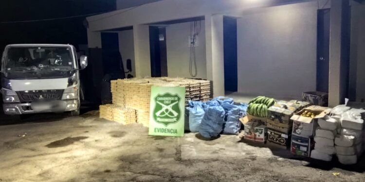 Detenidos por contrabando de alimentos en área fronteriza