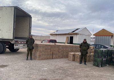 Detenidos por contrabando de 200 mil cajetillas de cigarrillos quedaron en prisión preventiva