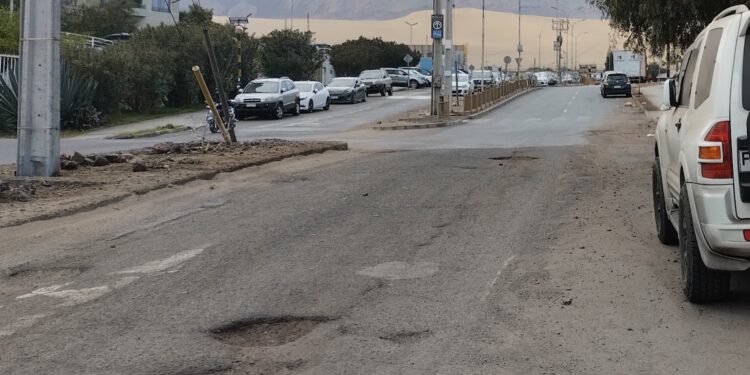 Hoyos, zanjas y más hoyos