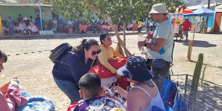SENDA Tarapacá desarrolló campaña preventiva durante Fiesta de San Lorenzo