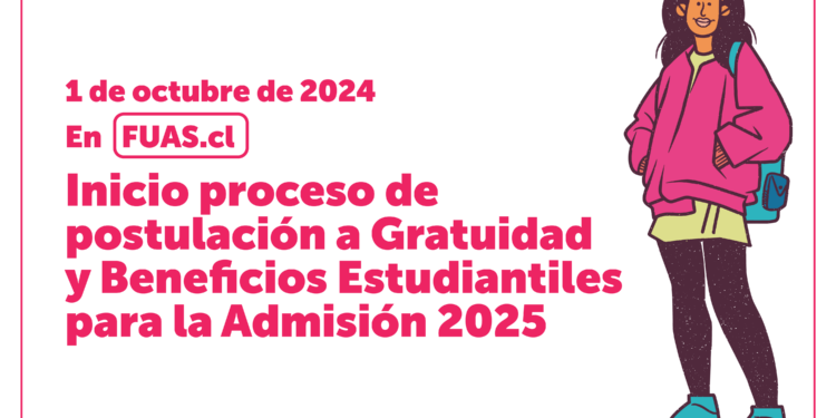 Mineduc informó la fecha de inicio de postulaciones a Gratuidad y Beneficios Estudiantiles para la admisión 2025 en educación superior