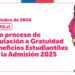Mineduc informó la fecha de inicio de postulaciones a Gratuidad y Beneficios Estudiantiles para la admisión 2025 en educación superior