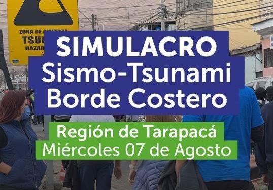 Simulacro en región de Tarapacá involucra a 112 establecimientos educacionales