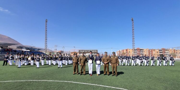 Liceo de Alto Hospicio ganó encuentro de bandas de guerra organizado por Carabineros