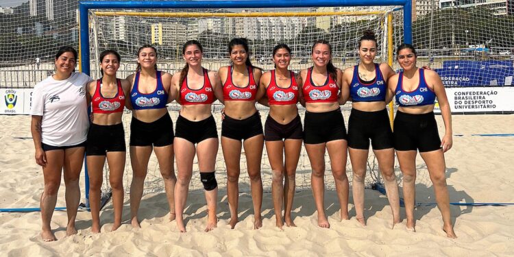 UNAP logró tercer lugar para Chile en Campeonato Mundial Universitario de Deportes de Playa FISU 2024 en Brasil
