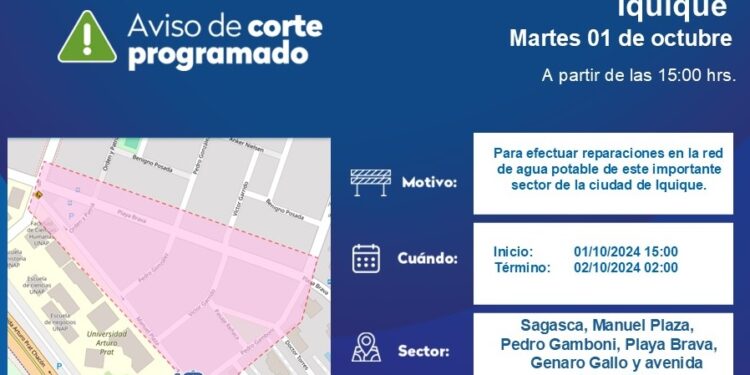 Aguas del Altiplano realizará mejoras en la red de agua potable en sector sur de Iquique