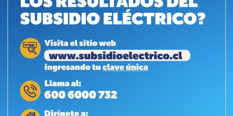 Postulantes al subsidio eléctrico pueden revisar si son beneficiarios