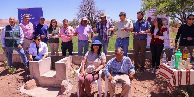 Minagri inaugura históricas obras de revestimiento en canal matriz de San Pedro de Atacama