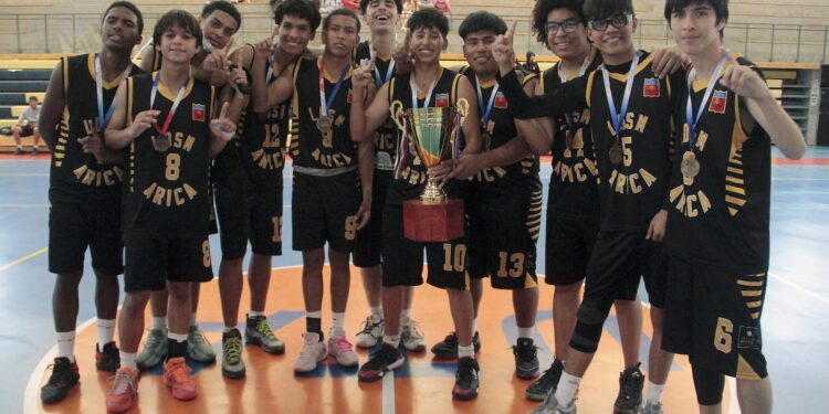 Liceo Domingo Santa María al nacional de básquetbol sub 17 de los Juegos Deportivos Escolares