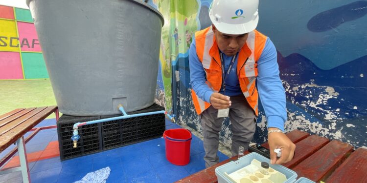 Aguas del Altiplano amplía monitoreo a estanques instalados en establecimientos educacionales