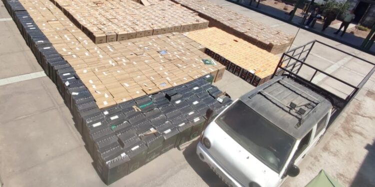 Carabineros incauta cerca de 113 mil cajetillas de cigarrillos de contrabando en distintos procedimientos