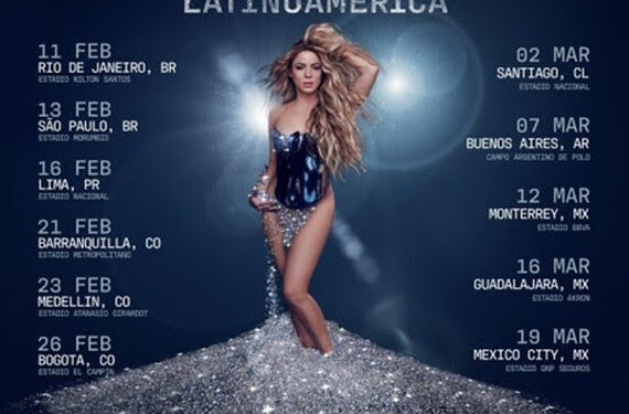 Shakira anuncia gran retorno a Latinoamérica con “Las mujeres ya no lloran world tour”