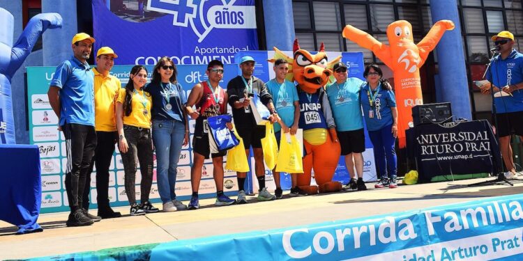 Corrida Familiar UNAP fomentó la actividad física en Iquique y sumó a público de todas las edades