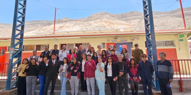 Mineduc mejora infraestructura en Liceo de Camiña gracias a proyecto de Reactivación Educativa