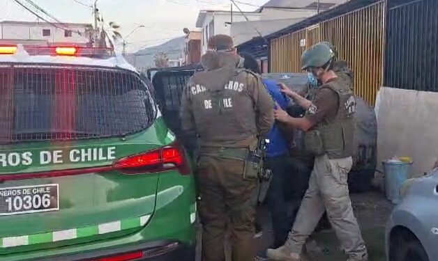 Carabineros allanó domicilio incautando droga, munición y fuegos de artificio