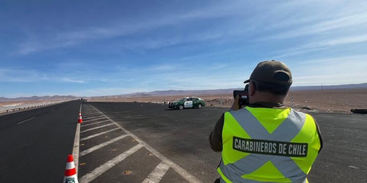 Controles de tránsito en rutas de la región de Tarapacá