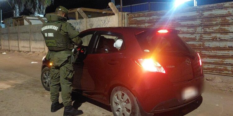 Nueva ronda de Carabineros finaliza con ocho detenidos en Alto Hospicio