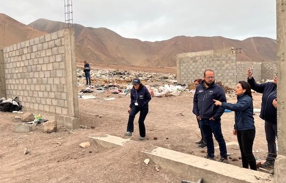 Operativo de recuperación de terrenos fiscales en el sector «La Mula»