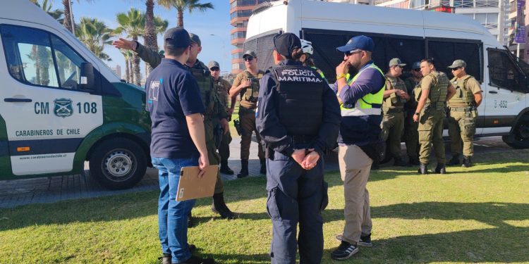 Siete detenidos en fiscalización intersectorial en el borde costero
