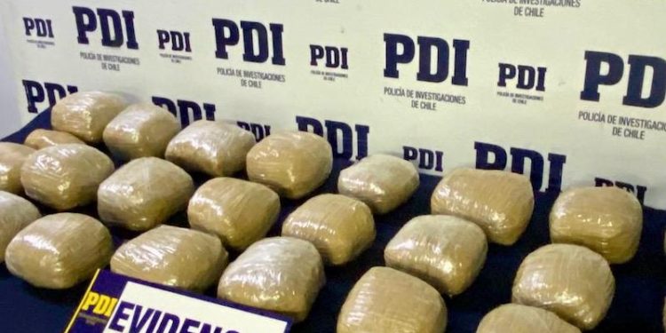 PDI detuvo a 4 imputados por tráfico de drogas: Portaban más de 13 kilos de marihuana