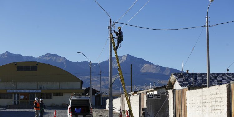Desconexión programada de energía en localidad de Colchane