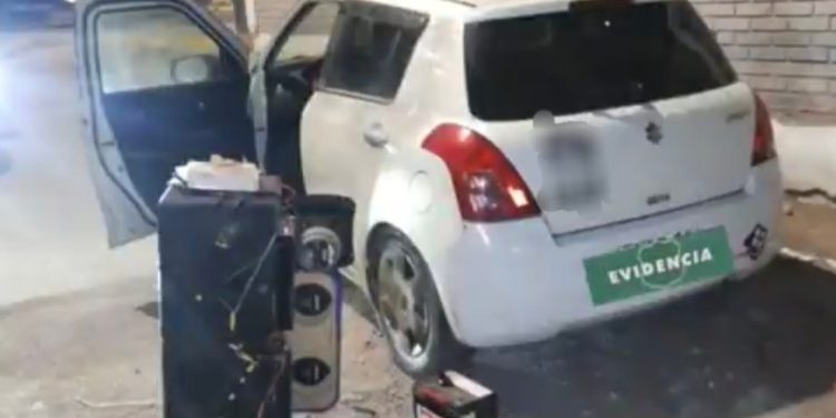 Detenido por robo accesorio de vehículo