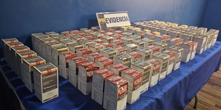 Brigada Antinarcóticos incautó más de 24 kilos de Ketamina