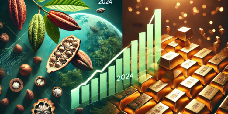 El cacao y el oro brillan como los commodities más rentables del año 2024