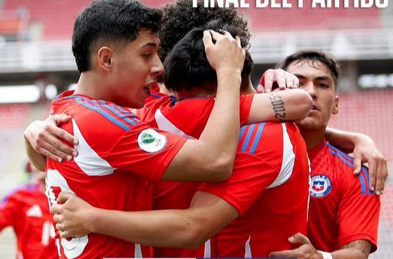 Chile Sub 20 ganó a Perú 3-2 y se encamina a la clasificación