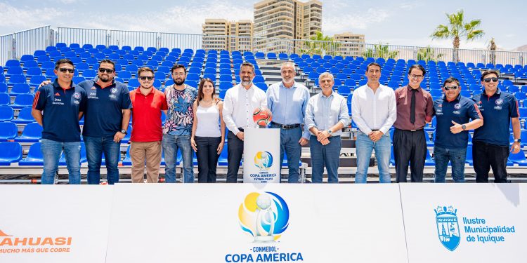 Copa América Fútbol Playa 2025 se disputará por primera vez en Iquique