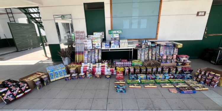Carabineros detuvo a 62 personas durante los servicios de año nuevo