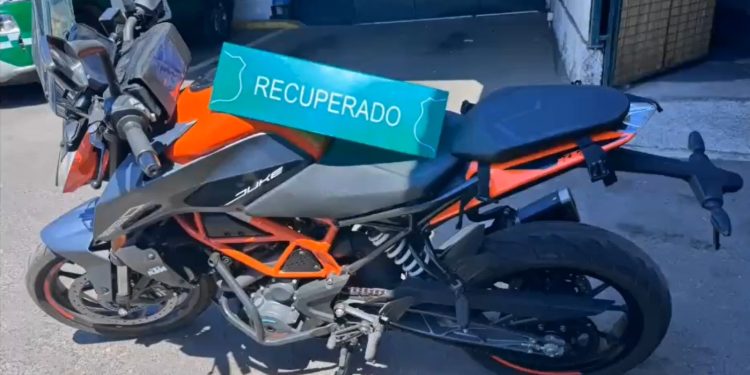 Conducía motocicleta hurtada en junio del año pasado