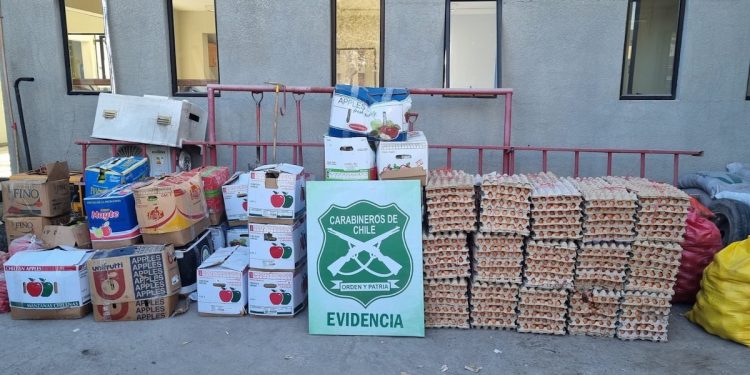 Mercaderías de contrabando fue incautada por carabineros durante control policial