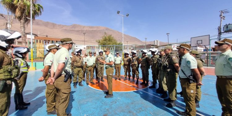 21 detenidos en ronda regional de Carabineros